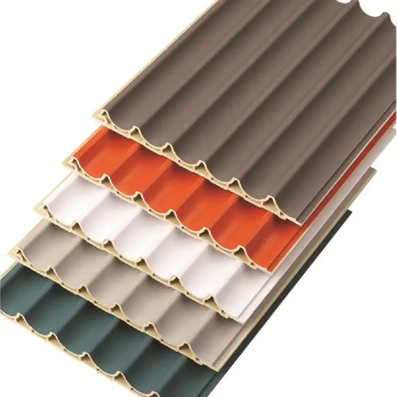 Bảng điều khiển tường hạt lượn sóng bên trong WPC