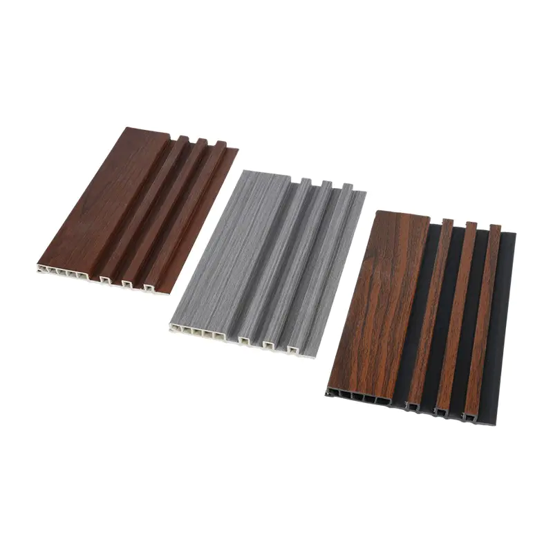 Không thấm nước Dễ dàng lắp đặt Tấm tường bằng đá phiến WPC có rãnh